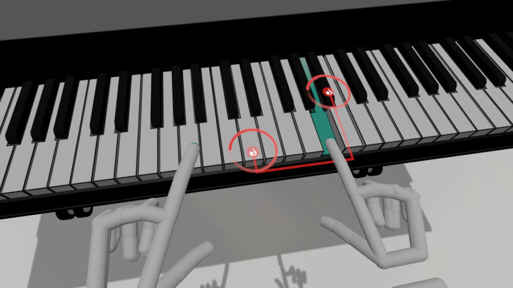 Leap Motion game VR Pianist